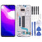 Écran LCD AMOLED d'origine pour Xiaomi Mi 10 Lite 5G avec assemblage complet du numériseur (argent)